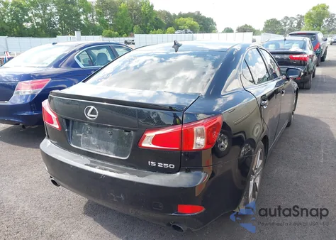 2011 Lexus Is 250 z USA, uszkodzony, nr VIN JTHBF5C24B5135925